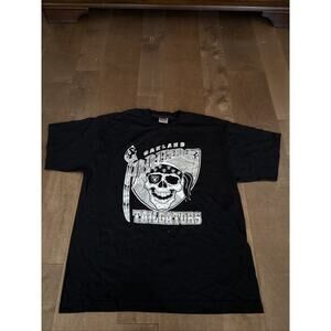 Vintage Y2K Raiders NFL Football T-Shirt Black XL